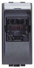  RJ45 Livinglight, 110 IDC, . 5E, 1  ()