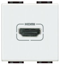 Разъем HDMI Livinglight, 2 модуля (белый)