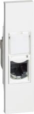 LIVING NOW. Розетка компьютерная RJ45 cat5e UTP 1 модуль.Цвет Белый. LIVING NOW. Розетка компьютерная RJ45 cat5e UTP 1 модуль.Цвет Белый.