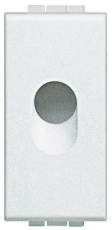 Заглушка Livinglight с отверстием 9 мм, 1 модуль (белый)