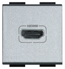 Разъем HDMI Livinglight, 2 модуля (алюминий)
