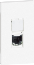 LIVING NOW. Розетка компьютерная RJ45 cat6a STP 1 модуль.Цвет Белый. LIVING NOW. Розетка компьютерная RJ45 cat6a STP 1 модуль.Цвет Белый.