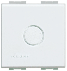 Заглушка Livinglight с выламываемой вставкой, 2 модуля (белый)