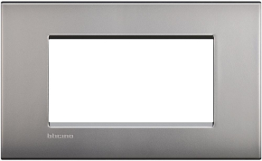 Рамка Livinglight AIR, 4 модуля (Матовый никель) | Артикул: LNC4804NK