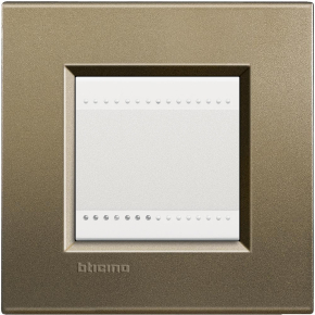 Рамка Livinglight AIR, 2 модуля (Матовое золото) | Артикул: LNC4802OF