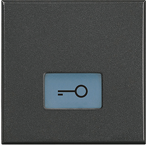 Клавиша Axolute с подсвечиваемым символом (Ключ) (антрацит)