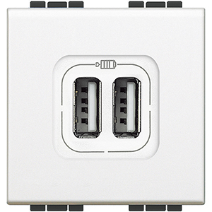   USB Bticino  2 , USB-A x 2, 3A ()